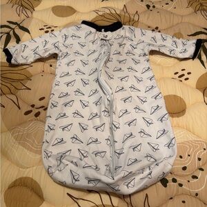 Paper Airplane Print Kids sleep sack